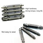 Herramienta de brocas extractoras de tornillos 4 en 1, removedor de pernos rotos (1#, 2#, 3#, 4#), con caja de plástico, s2 - Imagen 3