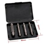 Herramienta de brocas extractoras de tornillos 4 en 1, removedor de pernos rotos (1#, 2#, 3#, 4#), con caja de plástico, s2 - Imagen 4