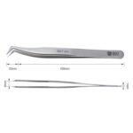 BEST BST-6A Pinzas prácticas de extensión de pestañas de acero inoxidable - Imagen 4