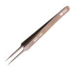 BEST BST-14C Aplicador de pestañas postizas Herramientas de maquillaje Pinzas de pestañas de oro rosa de acero inoxidable
