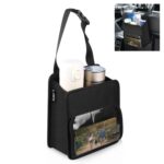 FUNADD Caja de almacenamiento de gancho para asiento trasero de coche plegable portátil, Car Storage Box