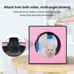 FUNADD Caja de Secado de baño para Mascotas Jaula secadora Plegable portátil, Adecuada para Mascotas de hasta 5 kg, Folding Dryer Cage - Imagen 4