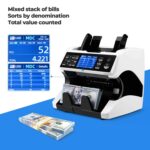AL-920 Contador de moneda vertical multidivisa con imagen Dual CIS, especificaciones: enchufe del Reino Unido - Imagen 4