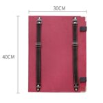 Clip de bloc de dibujo Clip de boceto de boceto de hombro 8K, 8K (Wine Red) - Imagen 2