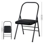 Silla de yoga plegable multifuncional profesional, viga doble - Imagen 2