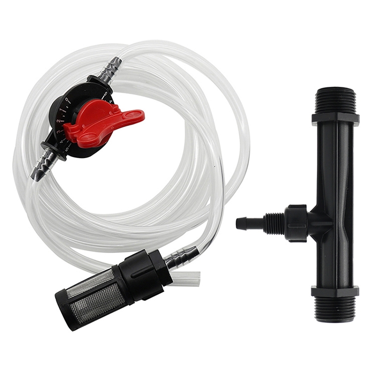 GTS1006.jpg Aplicador de fertilizantes VENTURI G1 / 2 Fertilizante y kit de paja de filtro con conector de cuatro puntos - Imagen 1