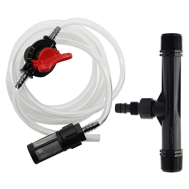 GTS1008.jpg Aplicador de fertilizantes Venturi Aplicador de 1 pulgada Fertilizante y kit de paja de filtro con chorro de conector de 1 pulgada - Imagen 1