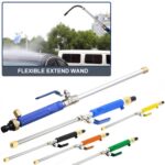 Juego de Herramientas de limpieza para lavado de coches, boquilla rociadora de manguera de alta presión para riego de césped y jardín, Spray Nozzle Set (Blue) - Imagen 2