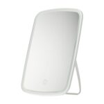 Espejo de maquillaje original Xiaomi Youpin Jordan & Judy con luz LED, lámpara de mesa de espejo de belleza plegable portátil (blanco)