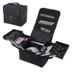 Caja de almacenamiento de uñas de belleza de maquillaje portátil simple extraíble