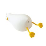 1W Carga USB LED Lie Flat Duck Silicone Touch Sensing Night Light - Imagen 2