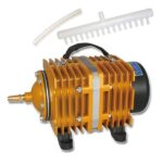 ACO-008A 160W 115L / Min compresor de bomba de aire electromagnético tanque de peces de mariscos aumentar el divisor de flujo de aire de oxígeno, enchufe de EE. UU. - Imagen 2