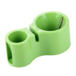 Rallador de doble cabeza en espiral multifuncional con sacapuntas, utensilios de cocina (verde) - Imagen 2