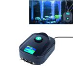 SOBO SB-988 12W 4 salidas flujo ajustable silencioso acuario bomba de aire tanque de peces bomba de aire de oxígeno