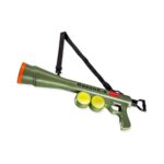Suministros para mascotas Training Training Lanza de perros Pistola Remote Speed Remote apuntando al Lanzador de tenis, Tamaño: 52*19*9cm - Imagen 2
