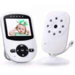 BM-SM24 Monitor de bebé con cámara de vigilancia inalámbrica LCD de 2,4 pulgadas y 2,4 GHz con visión nocturna LED de 8 IR, conversación por voz bidireccional, BM-SM24