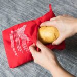 Bolsa para cocinar patatas para microondas reutilizable y lavable (cocina hasta 4 patatas al mismo tiempo), tamaño: 26,7 x 17,6 cm, Potato Cooker Bag