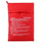 Bolsa para cocinar patatas para microondas reutilizable y lavable (cocina hasta 4 patatas al mismo tiempo), tamaño: 26,7 x 17,6 cm, Potato Cooker Bag - Imagen 2