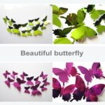 36 PCS Decoración del hogar Originalidad PC 3D Espejo Superficie Mariposa Pasta de pared - Imagen 4