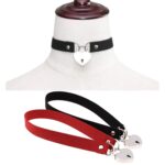 Collar sexy de franela con cierre de amor estilo punk simple, entrega de color aleatorio