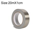 Tejido liso Tela conductora de doble cara Tela adhesiva Adhesivo de una sola cara Reparación de botones de protección EMI, Tamaño: 20 mx 1 cm