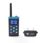 Collar automático antiladridos Sistema de control de entrenamiento de mascotas + Choque eléctrico Collar de cuero PU para perros - Imagen 2