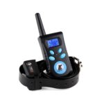 Collar automático antiladridos Sistema de control de entrenamiento para mascotas + Collar de cuero PU de choque eléctrico para perros - Imagen 2