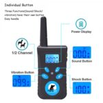 Collar automático antiladridos Sistema de control de entrenamiento para mascotas + Collar de cuero PU de choque eléctrico para perros - Imagen 4