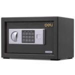 Deli Home Office Hotel Mini caja de seguridad electrónica caja de seguridad gabinete de pared