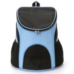 Mochila porta mascotas transpirable de nailon plegable portátil, tamaño: 45 x 36 x 31 cm, Size: 45 x 36 x 31cm Blue