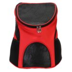 Mochila porta mascotas transpirable de nailon plegable portátil, tamaño: 33 x 30 x 24 cm, Size: 33 x 30 x 24cm Red