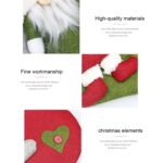 CX20204 Muñeco sin rostro Calcetín de Navidad Bolsa de regalo Decoración colgante para árbol de Navidad - Imagen 4