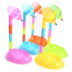 Suministros para mascotas Perro mascota Gato 2 en 1 Alimentación y riego automáticos Varilla ajustable vertical Alimentador de agua para mascotas, Capacidad: 600 ml - Imagen 4