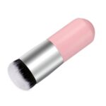 Mango de madera corto, cabeza redonda grande, tampón, base, polvo, brochas de maquillaje, brocha redonda regordeta, herramientas de crema BB de maquillaje, Large Round Head  Pink, Large Round Head  White