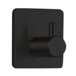 Percha cilíndrica de acero inoxidable, gancho para ropa de almacenamiento no perforado para baño, tamaño: 14 mm - Imagen 2
