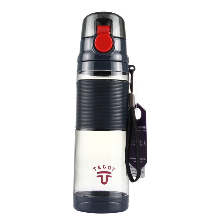 HC5129C.jpg Teloy TNY-9601 Botella de taza espacial con tapa a presión portátil de 650 ml, temperatura del agua aplicable: ﹣20 ~ 120 grados Celsius, TNY-9601 (Light Grey + Green), TNY-9601 (Grey + Orange), TNY-9601 (Dark Grey + Red) - Imagen 1
