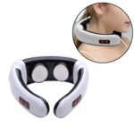 Masajeador de cuello de choque eléctrico para el hogar, masajeador corporal inteligente, funciona con batería (no incluye batería)