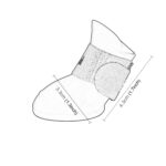 Preciosos zapatos para perros, botas de goma de color caramelo para cachorros, zapatos impermeables para la lluvia, S, tamaño: 4,3 x 3,3 cm, Size: S 4.3 x 3.3cm - Imagen 4