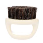 3 PCS Hombres Anillo Diseño Portátil Jabalí Cepillo Blanco ABS Corte de Pelo Limpieza Cepillo de Afeitar