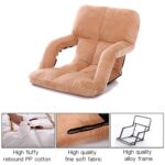 Sofá Perezoso Creativo A3 con Reposabrazos Sillón Reclinable con Respaldo Individual Plegable, 92x58x12cm (Red) - Imagen 4