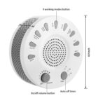 El dispositivo de ayuda para dormir con máquina de ruido blanco mejora el sueño con nueve música cronometrada, UNM-GH-006 - Imagen 2