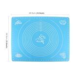 2 uds., Almohadilla de masa para amasar de silicona necesaria para hornear multiusos / almohadilla para harina / almohadilla para comidas con aislamiento térmico, entrega de color aleatorio - Imagen 3