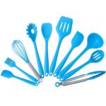 kn7050 Juego de utensilios de cocina de silicona 10 en 1, Blue