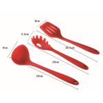 kn7050 Juego de utensilios de cocina de silicona 10 en 1, Red - Imagen 3