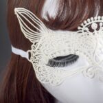 Fiesta de disfraces de Halloween Danza Sexy Lady Lace Cat King Mask, Cat King - Imagen 4