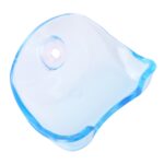 Herramientas de almacenamiento de baño Ventosa Afeitado Razor Rack Holder Almacenamiento Afeitadora Rack Gancho de pared Colgadores Sucker (Clear Blue) - Imagen 3