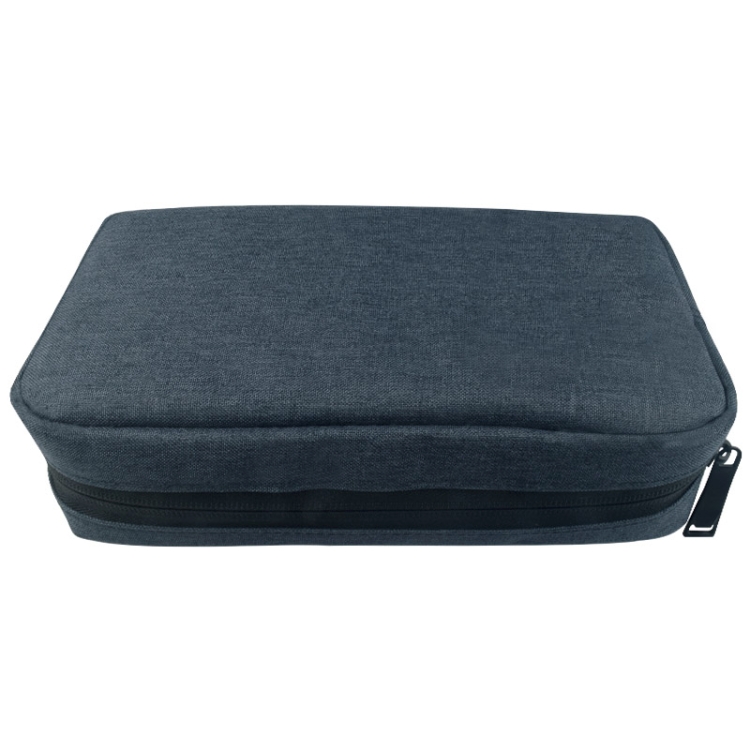 HC6194NV.jpg Bolsa de almacenamiento de viaje para dispositivos digitales multifuncional simple para teléfonos, banco de energía, disco U, auriculares, cable de datos, etc., tamaño pequeño: 16 * 11 * 5 cm, DY01 16x11x5cm - Imagen 1