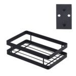 Estante de almacenamiento de condimentos para montaje en pared sin perforaciones de cocina de 20 cm, 20cm