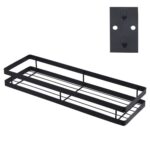Estante de almacenamiento de condimentos para montaje en pared sin perforaciones de cocina de 35 cm, 35cm