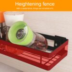 Estante de almacenamiento de condimentos para montaje en pared sin perforaciones de cocina de 35 cm, 35cm - Imagen 4